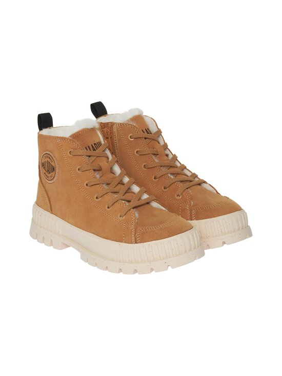 Palladium - Pallashock Zip Warm Ankle -nahkanilkkurit - 252 DEAR BROWN | Stockmann - photo 5