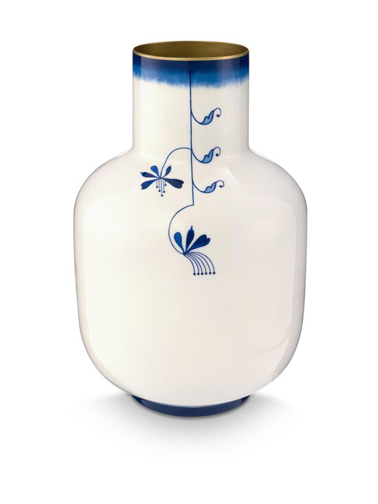 Pip Home - Pip & The Blue Bird metāla vāze 30 cm - BLUE / WHITE | Stockmann - photo 2