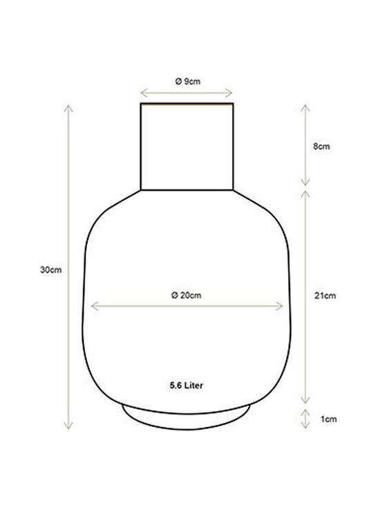 Pip Home - Pip & The Blue Bird metāla vāze 30 cm - BLUE / WHITE | Stockmann - photo 5