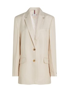 Tommy Hilfiger - Relaxed-bleiseri - 03N CREAM/ GREY PINSTRIPE CW FABRIC Tommy Hilfiger - Relaxed-bleiseri - 03N CREAM/ GREY PINSTRIPE CW FABRIC | Stockmann