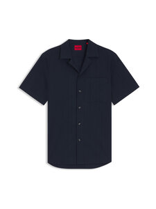 HUGO - Ellino krekls ar apkakli - DARK BLUE | Stockmann