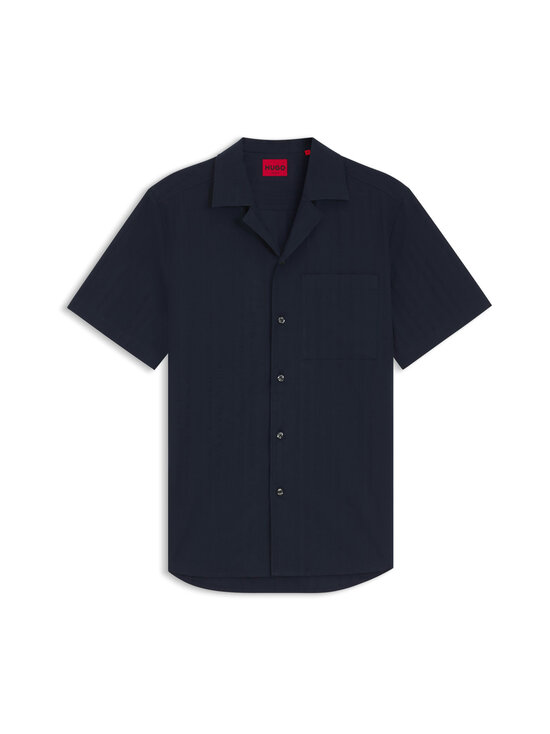 HUGO - Ellino krekls ar apkakli - DARK BLUE | Stockmann - photo 1