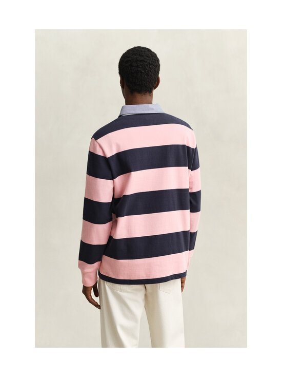 GANT - Regular Chambray Stripe Heavy Rugger polo džemperis - 671 BUBBELGUM PINK | Stockmann - photo 3