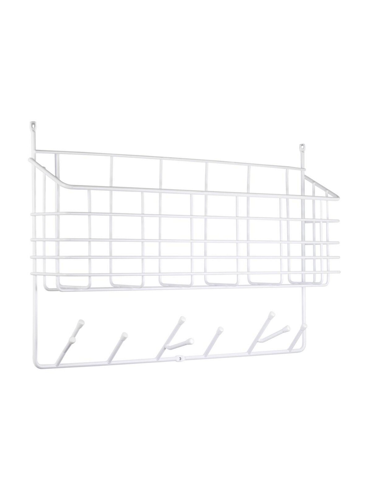 Mitten shelf -seinähylly white l