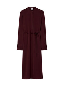 Filippa K - Half Placket -mekko - DARK BURGUNDY | Stockmann