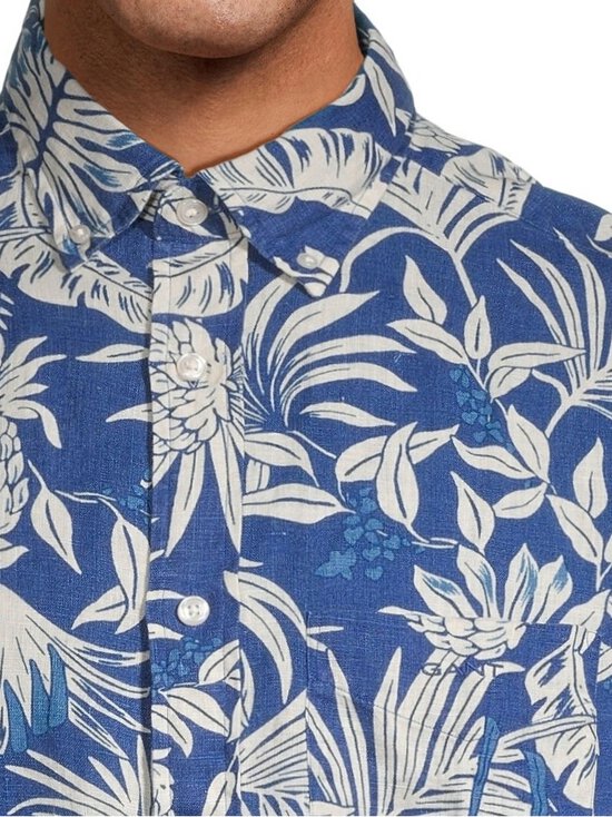 GANT - Regular Botanical Print lina krekls ar apkakli - 407 RICH BLUE - photo 4 GANT - Regular Botanical Print lina krekls ar apkakli - 407 RICH BLUE | Stockmann - photo 4