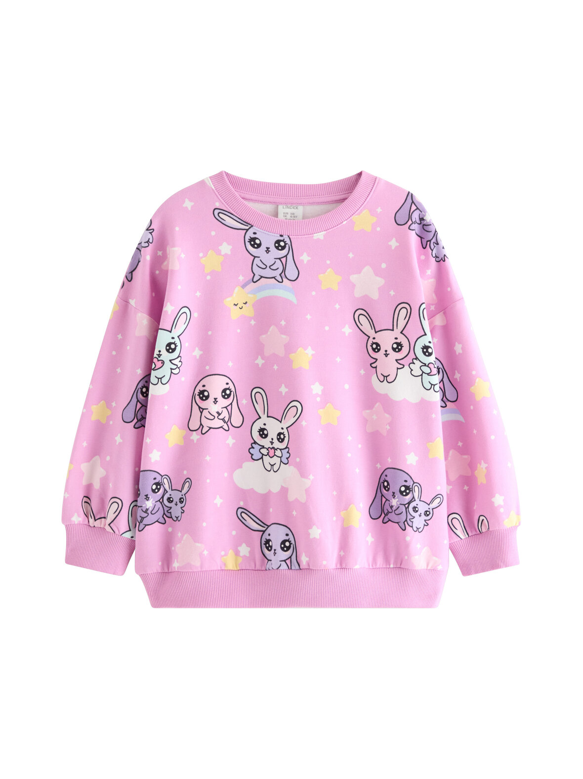 Bunnies And Rainbow -collegepaita