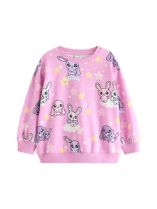 Lindex - Bunnies And Rainbow džemperis - 9857 LILAC | Stockmann