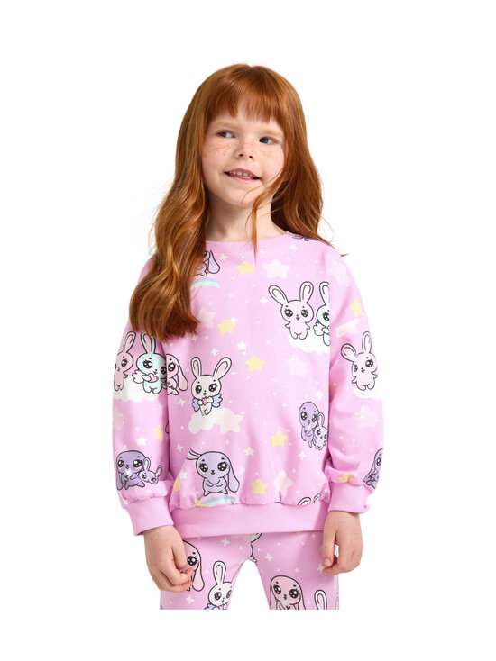 Lindex - Bunnies And Rainbow džemperis - 9857 LILAC | Stockmann - photo 3