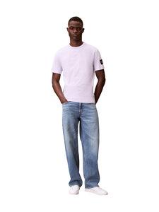 Calvin Klein Jeans - Badge Regular t-paita - 3OQ ISLAND LILAC | Stockmann