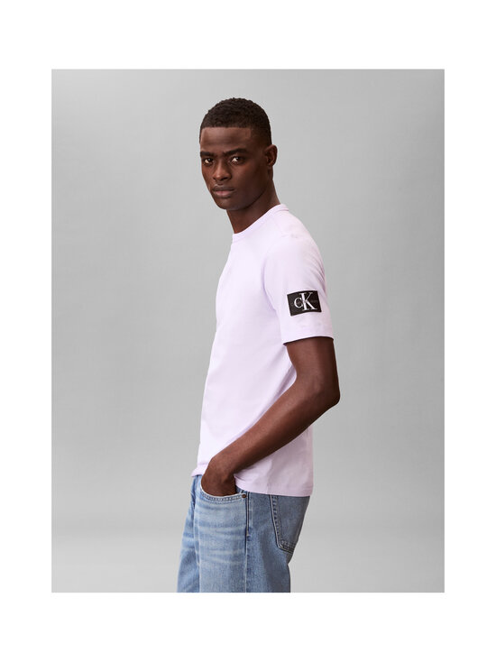 Calvin Klein Jeans - Badge Regular t-paita - 3OQ ISLAND LILAC | Stockmann - photo 4