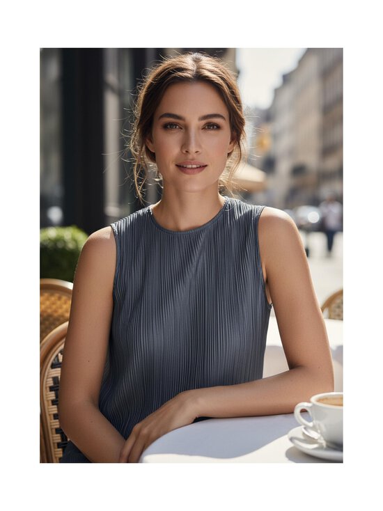 Samsoe Samsoe - Sauma O-neck -toppi - 194014TCX OMBRE BLUE | Stockmann - photo 5