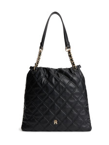 Tommy Hilfiger - Quilted Tote -käsilaukku - BDS BLACK | Stockmann