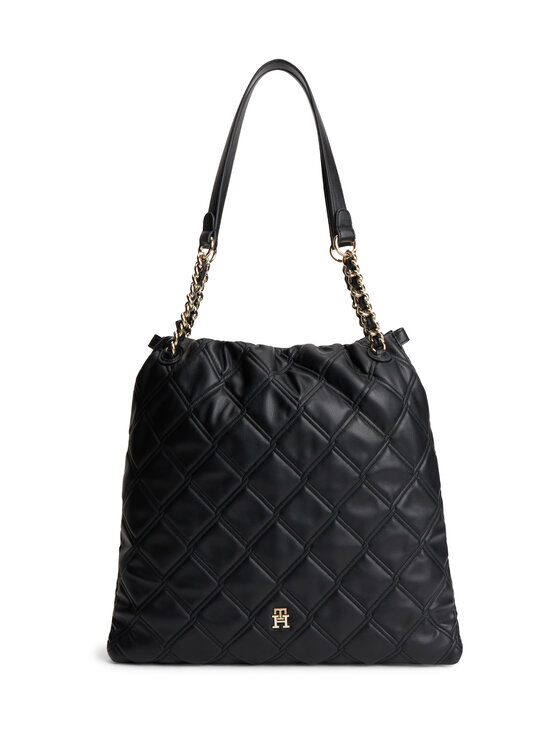 Tommy Hilfiger - Quilted Tote -käsilaukku - BDS BLACK | Stockmann - photo 1