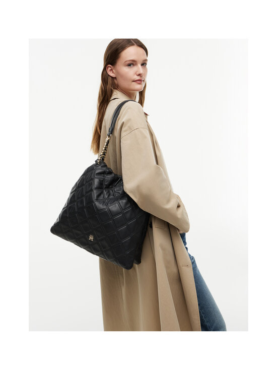 Tommy Hilfiger - Quilted Tote -käsilaukku - BDS BLACK | Stockmann - photo 5