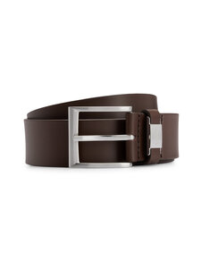 BOSS - Connio -nahkavyö - 202 DARK BROWN | Stockmann