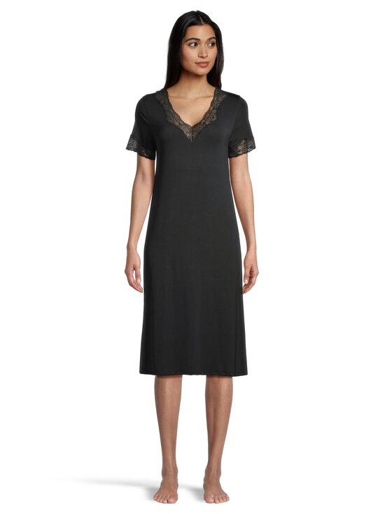 Damella - Pitsiyömekko bambu-elastaanista - 000 BLACK | Stockmann - photo 2