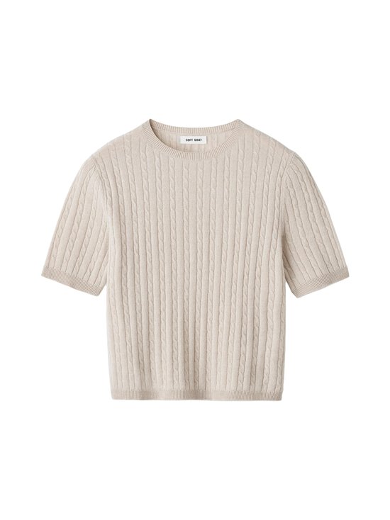 Soft Goat - Cable Knit Top kašmira džemperis - CHALK | Stockmann - photo 1