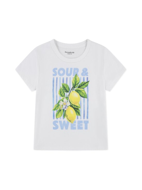 Abercrombie & Fitch - Sour & Sweet Classic t-paita - W1T-BRIGHT WHITE | Stockmann - photo 1