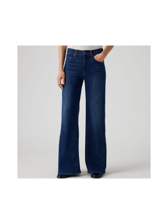 Levi's - 728 High Rise Wide Leg -farkut - 227 TRUE BLUE DARK | Stockmann - photo 3