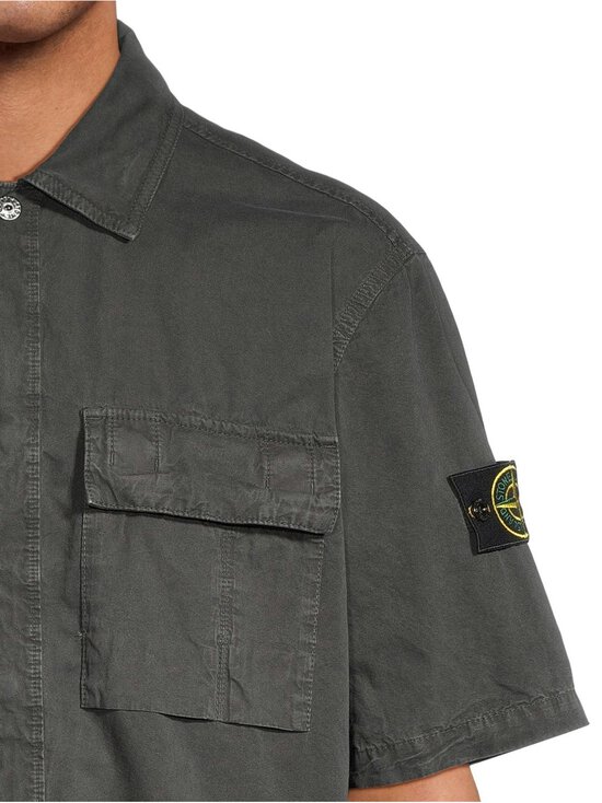 Stone Island - Lyhythihainen kauluspaita - V0165 CHARCOAL | Stockmann - photo 5