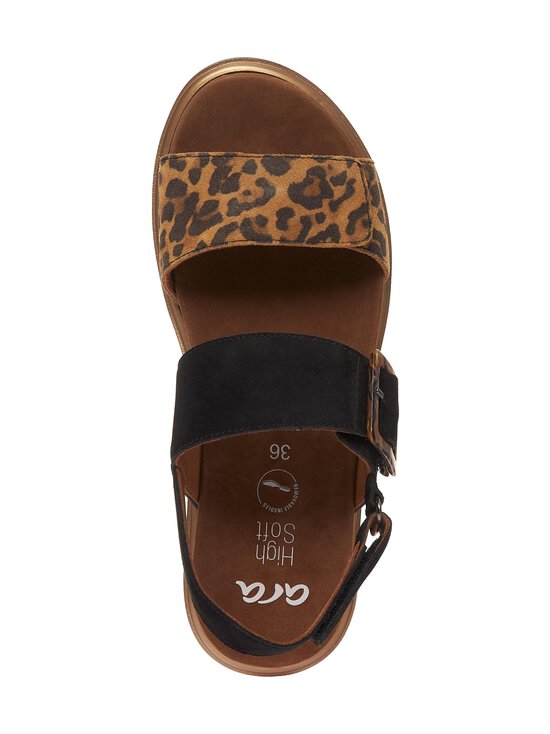 ara - Malaga zamšādas sandales - 17 NATUR, SCHWARZ | Stockmann - photo 2
