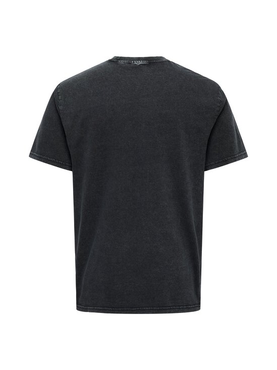 Only & Sons - OnsCola Regular -luomupuuvillapaita - BLACK | Stockmann - photo 2