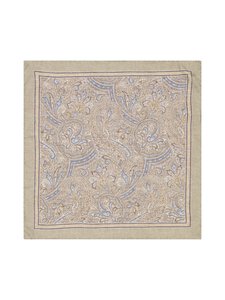 Stockholm Kravatt - Siidist taskurätt Hankie Double Face Paisley Medallion - 3 BEIGE | Stockmann