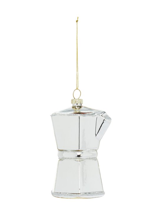 Casa Stockmann - Glass Coffee Pot -joulukoriste - SILVER | Stockmann - photo 2