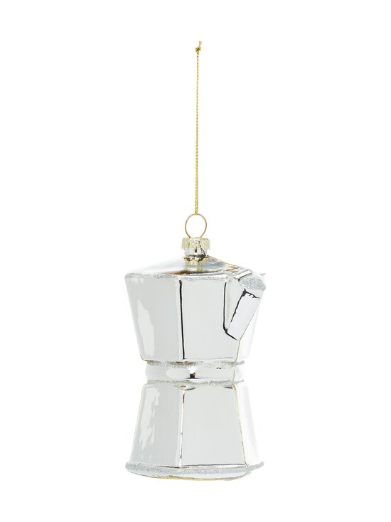 Casa Stockmann - Glass Coffee Pot -joulukoriste - SILVER | Stockmann - photo 3