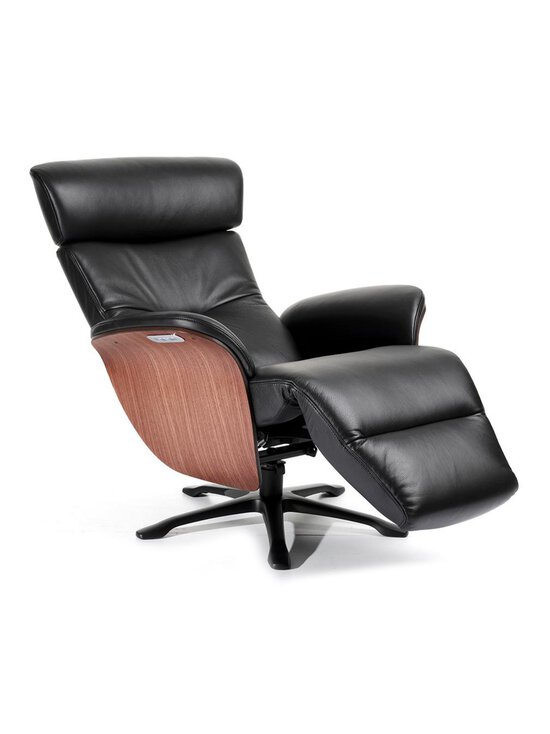 Conform - Nova-nojatuoli Sorrento-nahka musta / pähkinä - BLACK | Stockmann - photo 2