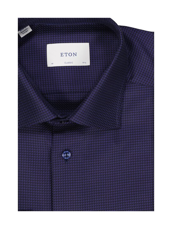 Eton - Classic Fit Houndstooth King Twill -kauluspaita - 29 NAVY BLUE | Stockmann - photo 2