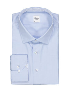 Stenströms - Regular Fit C77 Contrast -kauluspaita - 110 LIGHT BLUE | Stockmann