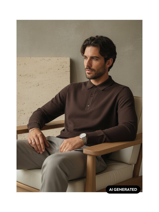 BOSS - Lancione polo džemperis - 209 DARK BROWN | Stockmann - photo 5