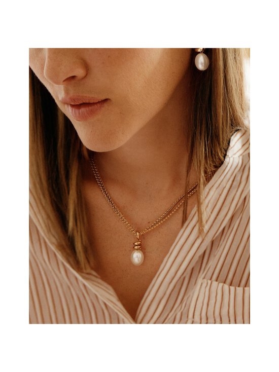 Edblad - Swivel L - kullattu helmikaulakoru - GOLD | Stockmann - photo 3