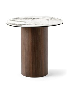 Calligaris - Mushroom-sohvapöytä valkoinen marmori / smoke 52,5 x 47,5 cm - BEIGE | Stockmann