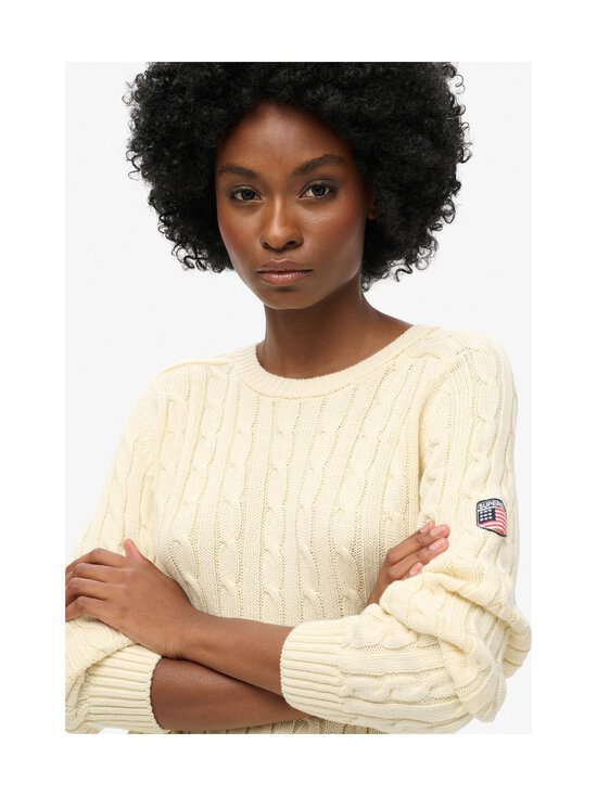 Superdry - Slouchy-palmikkoneule - D8K NATURAL WHITE - photo 5 Superdry - Slouchy-palmikkoneule - D8K NATURAL WHITE | Stockmann - photo 5