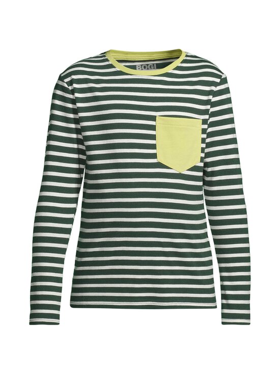 Bogi - B_ED_BG ls tee stripe Bogi - GREEN | Stockmann - photo 1
