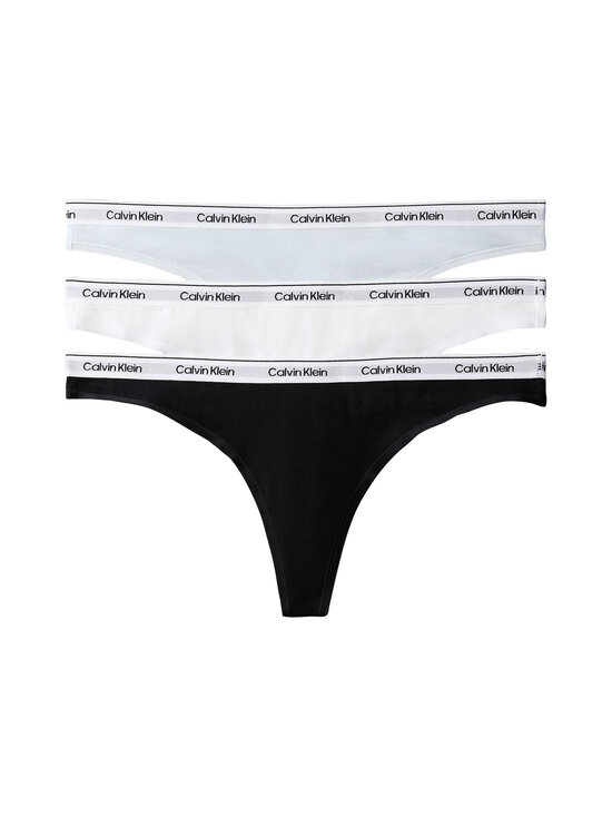 Calvin Klein Underwear Plus - Stringit 3-pack - GG2 BLACK/CLASSIC WHITE/PLEIN AIR | Stockmann - photo 1