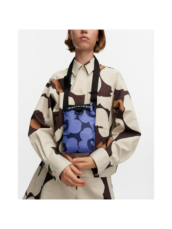 Marimekko - Neat Phone Pocket Unikko -puhelinlaukku - 555 BLUE, DARK BLUE | Stockmann - photo 3