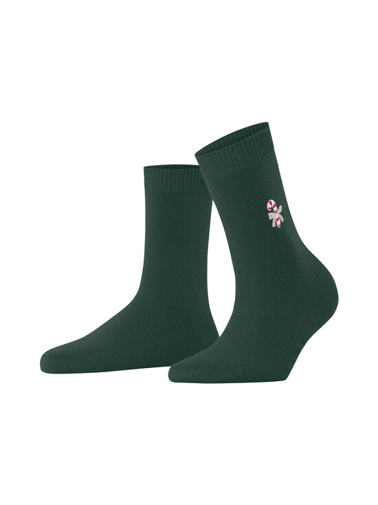 Falke - Cosy Wool Candy Cane -sukat - HUNTER GREEN (7441) | Stockmann - photo 1
