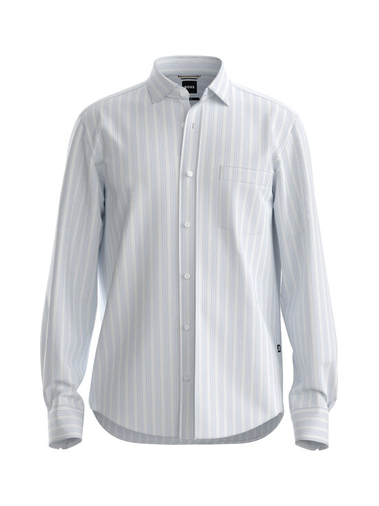 BOSS - Rob Striped -kauluspaita - OPEN BLUE | Stockmann - photo 1