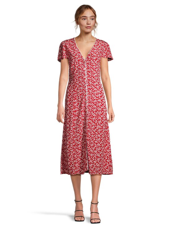 Tommy Jeans - TJW Button Midi kleita - 0KP RED / SMALL FLOWERS - photo 2 Tommy Jeans - TJW Button Midi kleita - 0KP RED / SMALL FLOWERS | Stockmann - photo 2
