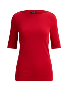 Lauren Ralph Lauren - Judy Elbow Sleeve -pusero - CRUISE RED | Stockmann