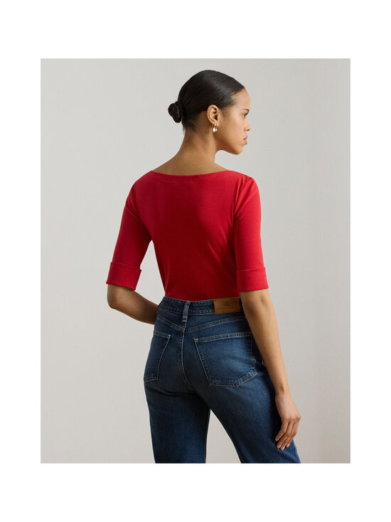 Lauren Ralph Lauren - Judy Elbow Sleeve -pusero - CRUISE RED | Stockmann - photo 5