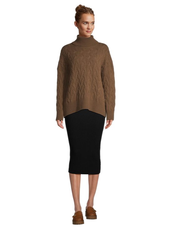 NOOM - Palmikkoes kampsun Noemi - BROWN | Stockmann - photo 2