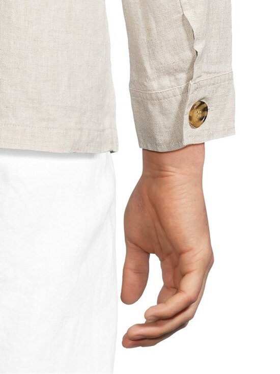 SAND Copenhagen - Aiden krekls ar apkakli - 220 LIGHT CAMEL | Stockmann - photo 6