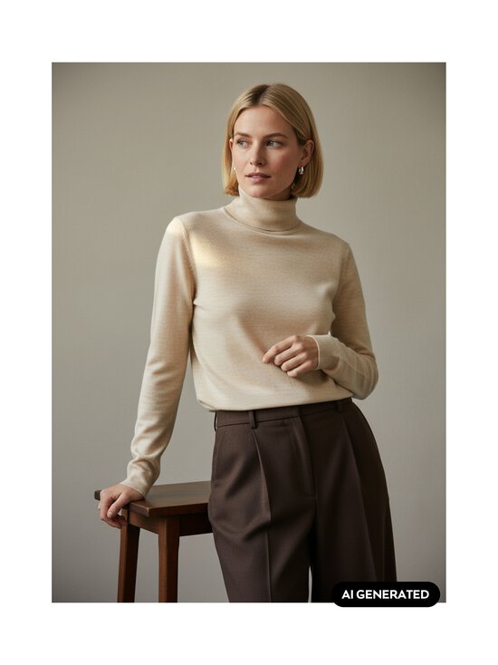 SAND Copenhagen - Trish Merino merīnvilnas džemperis - 010 OFF WHITE | Stockmann - photo 2