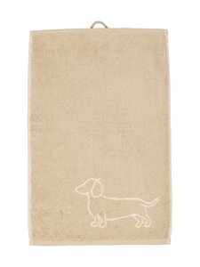 Cawo - We love Dogs Companion -pyyhe 30 x 50 cm - 33 NATURAL/BEIGE Cawo - We love Dogs Companion -pyyhe 30 x 50 cm - 33 NATURAL/BEIGE | Stockmann