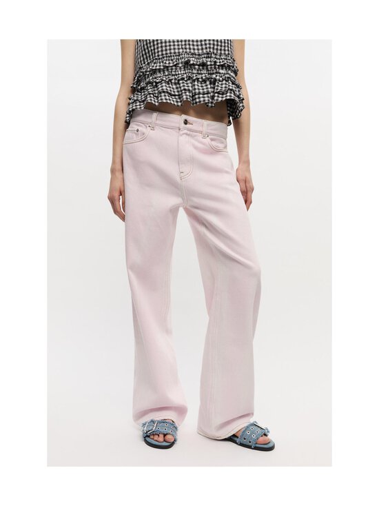 Ganni - Izey Overdyed Heavy Denim -farkut - 868 CHALK PINK | Stockmann - photo 4
